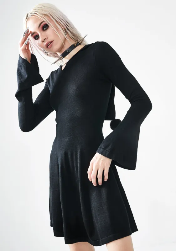 Dark Witch Woolen Dress sold by Dolls Kill
