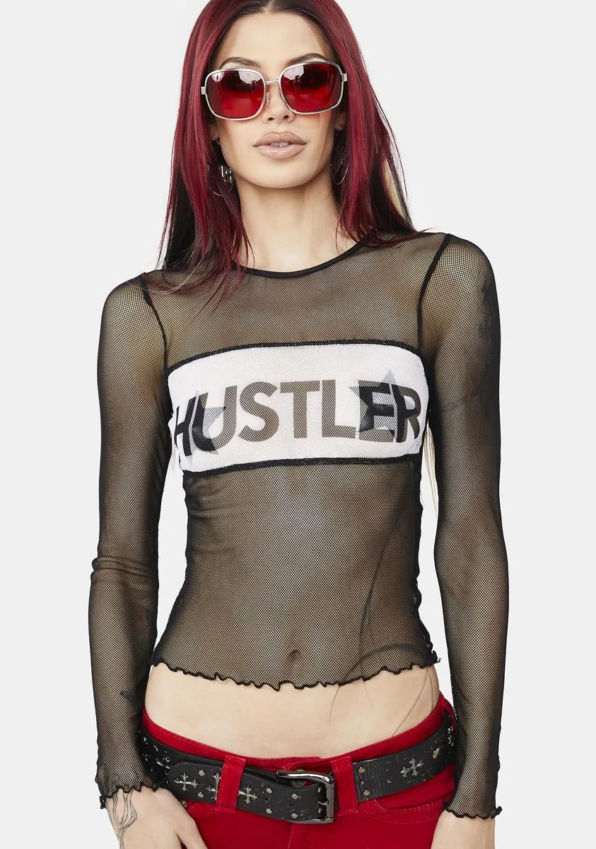 Claim To Fame Fishnet Top sold by Dolls Kill