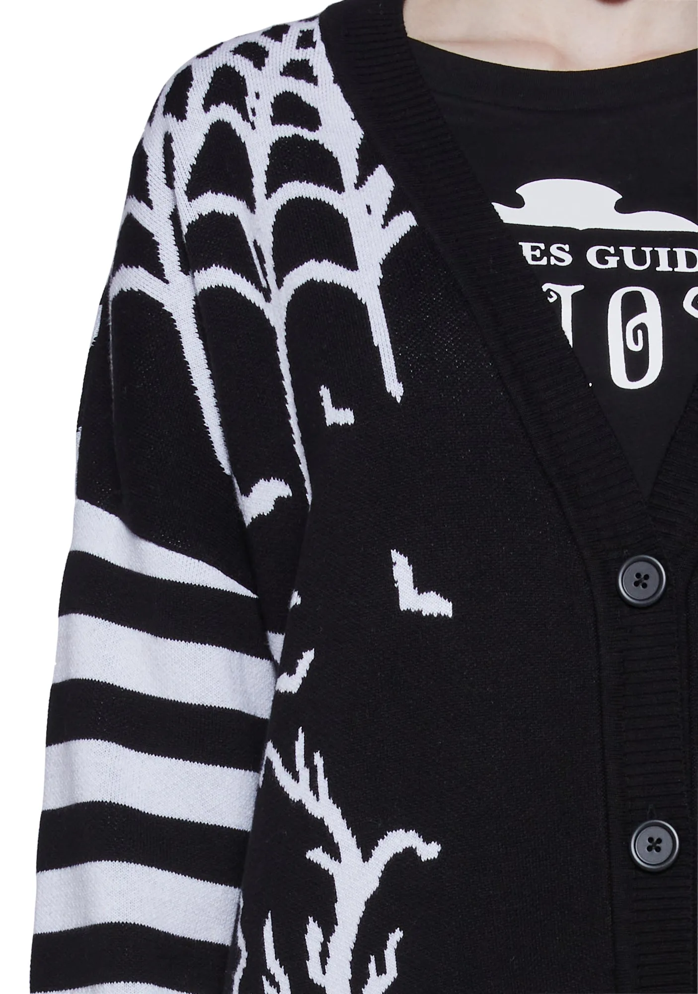 Haunted Homestead Oversized Cardigan sold by Dolls Kill product image thumbnail 3