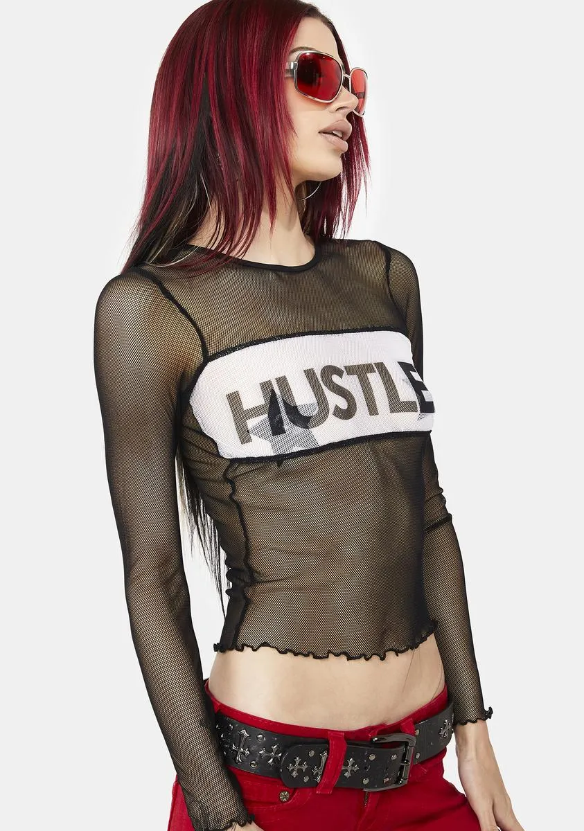 Claim To Fame Fishnet Top sold by Dolls Kill product image thumbnail 2