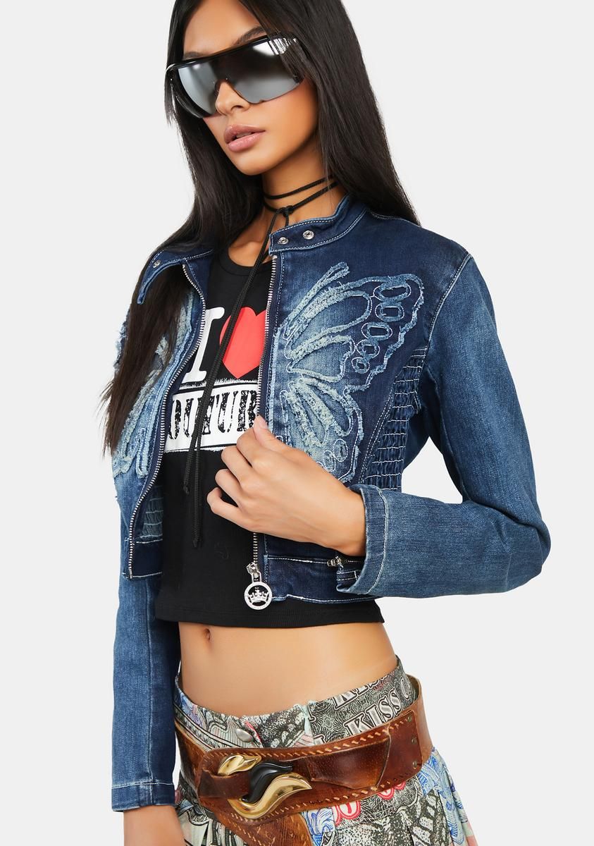 Harley Butterfly Jacket sold by Dolls Kill product image thumbnail 2