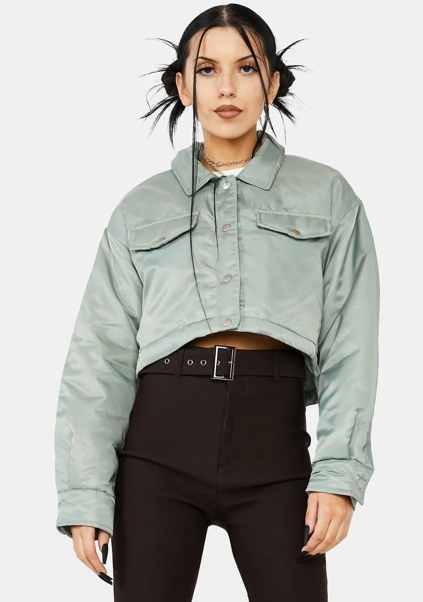 Street Smarts Cropped Cargo Jacket sold by Dolls Kill