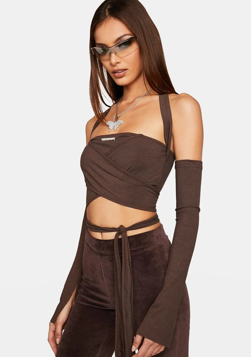 Dark Sweet Sleeve Halter Top sold by Dolls Kill product image thumbnail 2