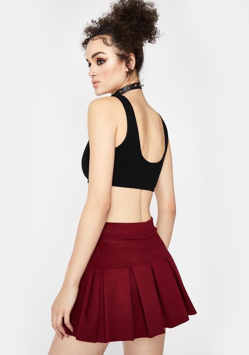 Lit Wicked Scholar Pleated Mini Skirt sold by Dolls Kill product image thumbnail 4