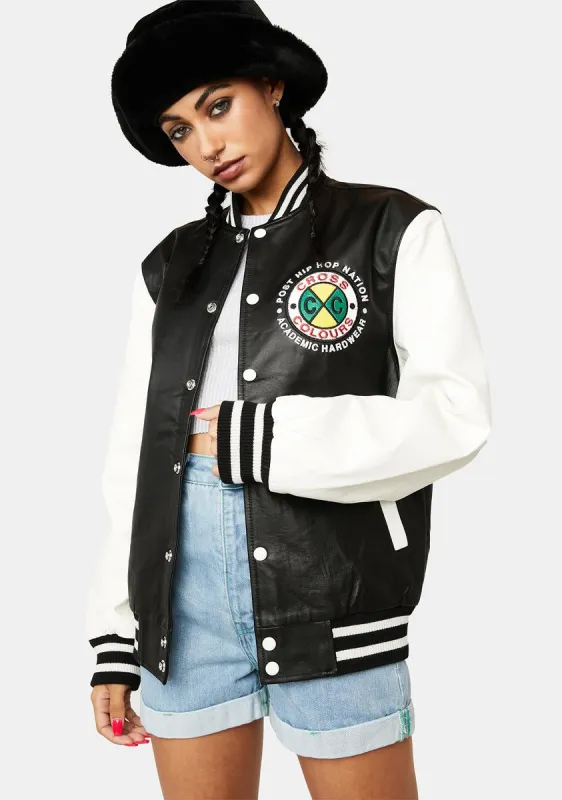 Do Baseball Leather Jacket sold by Dolls Kill