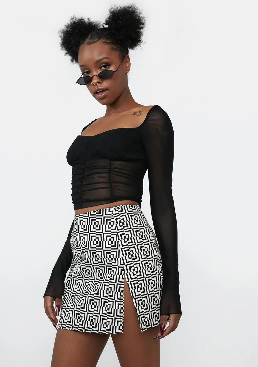 Late Sanctuary Secret Mesh Top sold by Dolls Kill product image thumbnail 2