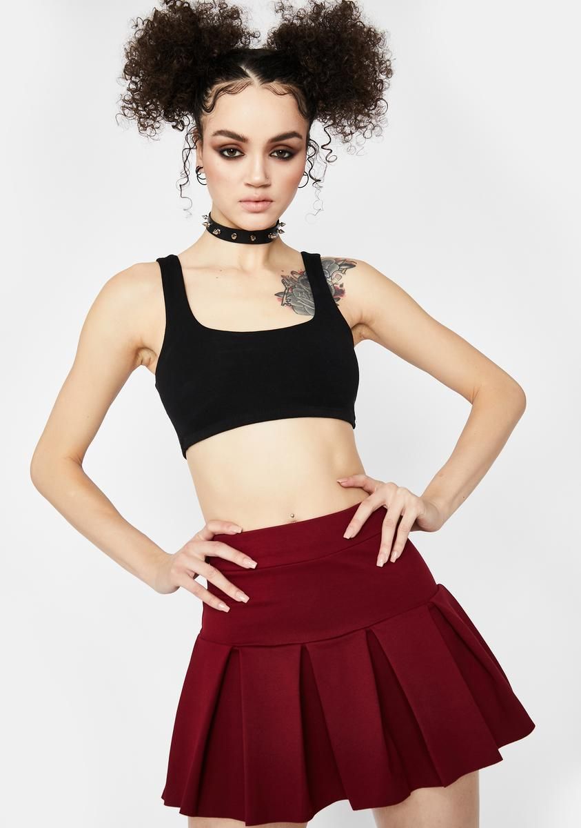 Lit Wicked Scholar Pleated Mini Skirt sold by Dolls Kill product image thumbnail 2