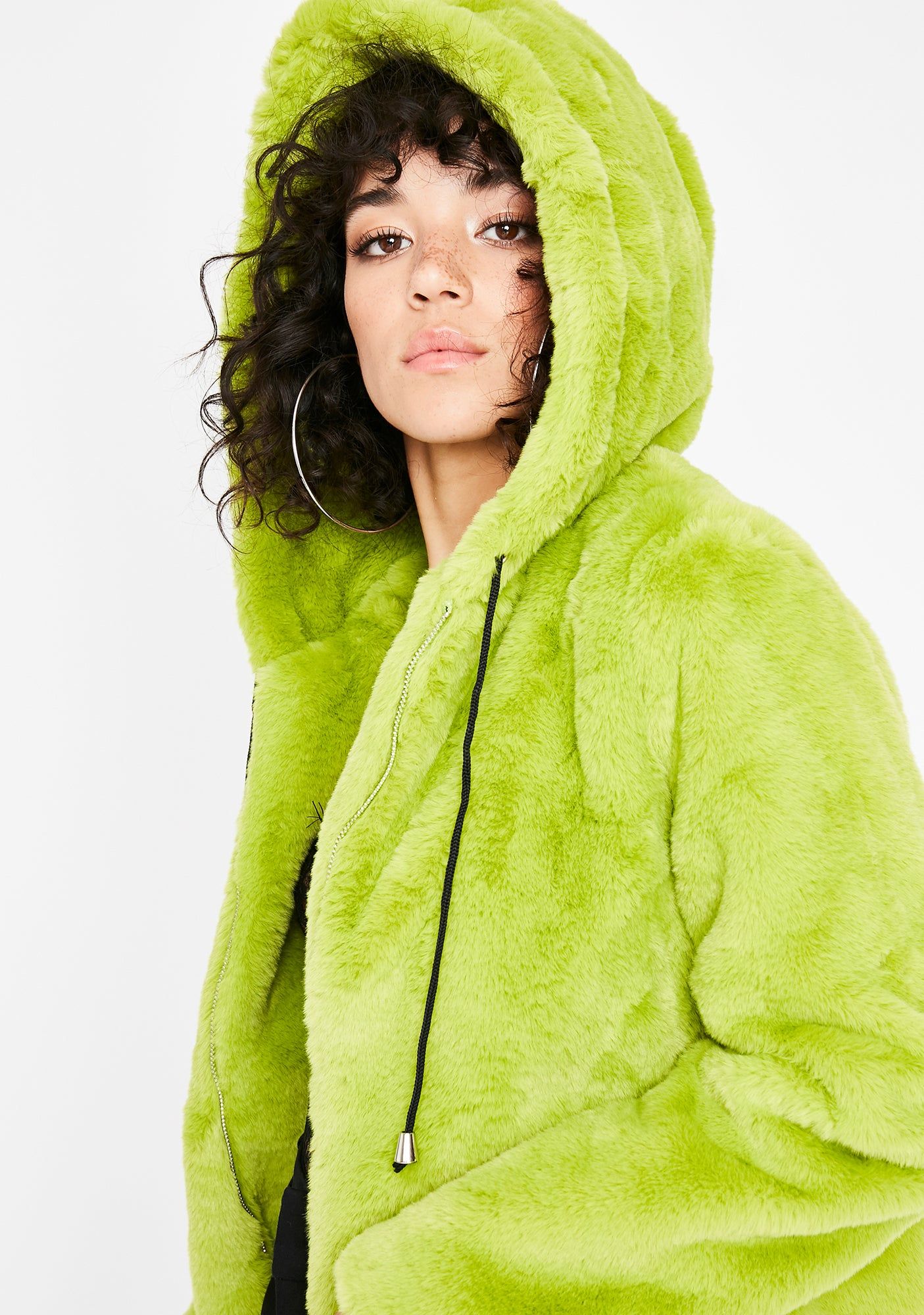 Biohazard Fuzzy Feelings Hooded Jacket sold by Dolls Kill product image thumbnail 2