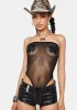 Ultimate Showdown Mesh Bodysuit sold by Dolls Kill