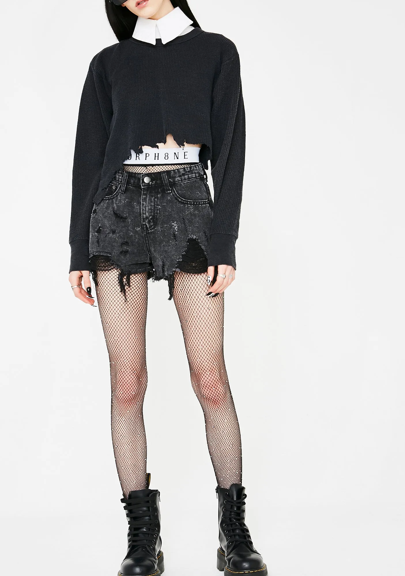 Venus Fishnet Leggings sold by Dolls Kill product image thumbnail 4