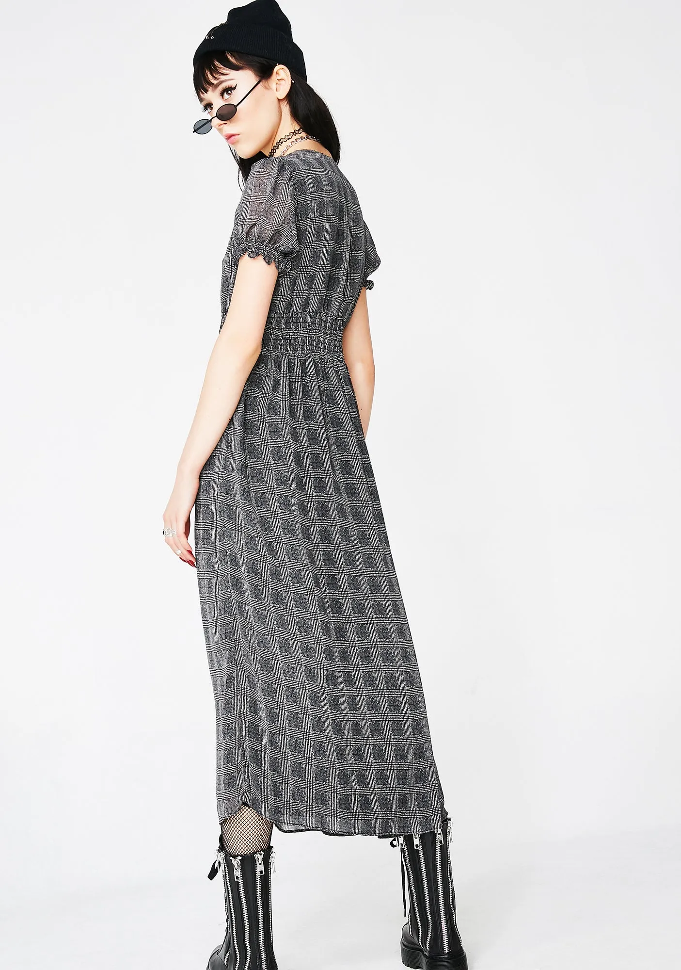 Check On Me Midi Dress sold by Dolls Kill product image thumbnail 4