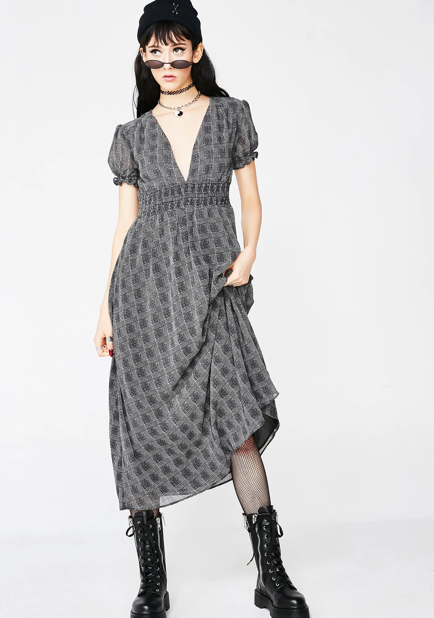 Check On Me Midi Dress sold by Dolls Kill product image thumbnail 5