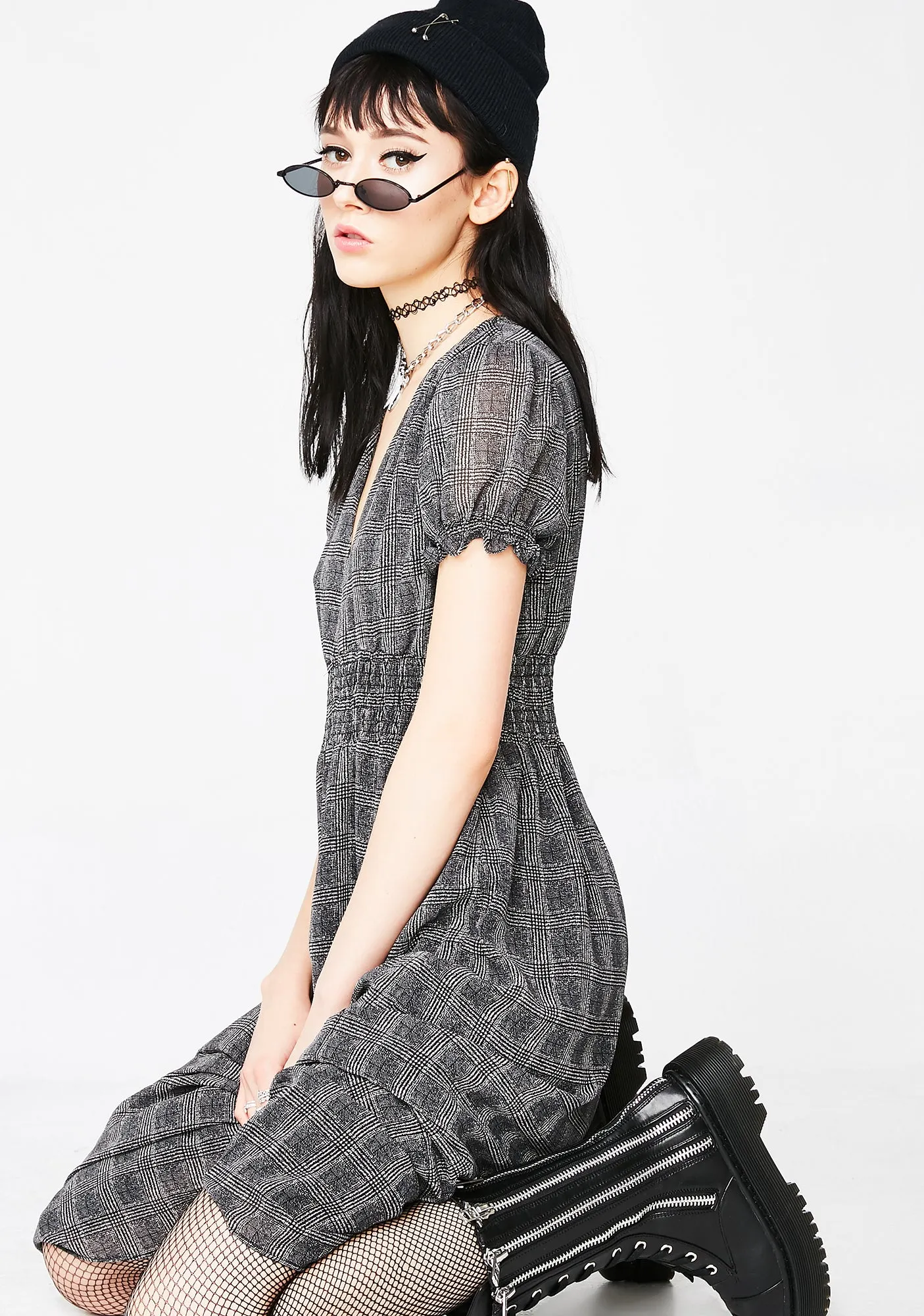 Check On Me Midi Dress sold by Dolls Kill product image thumbnail 2