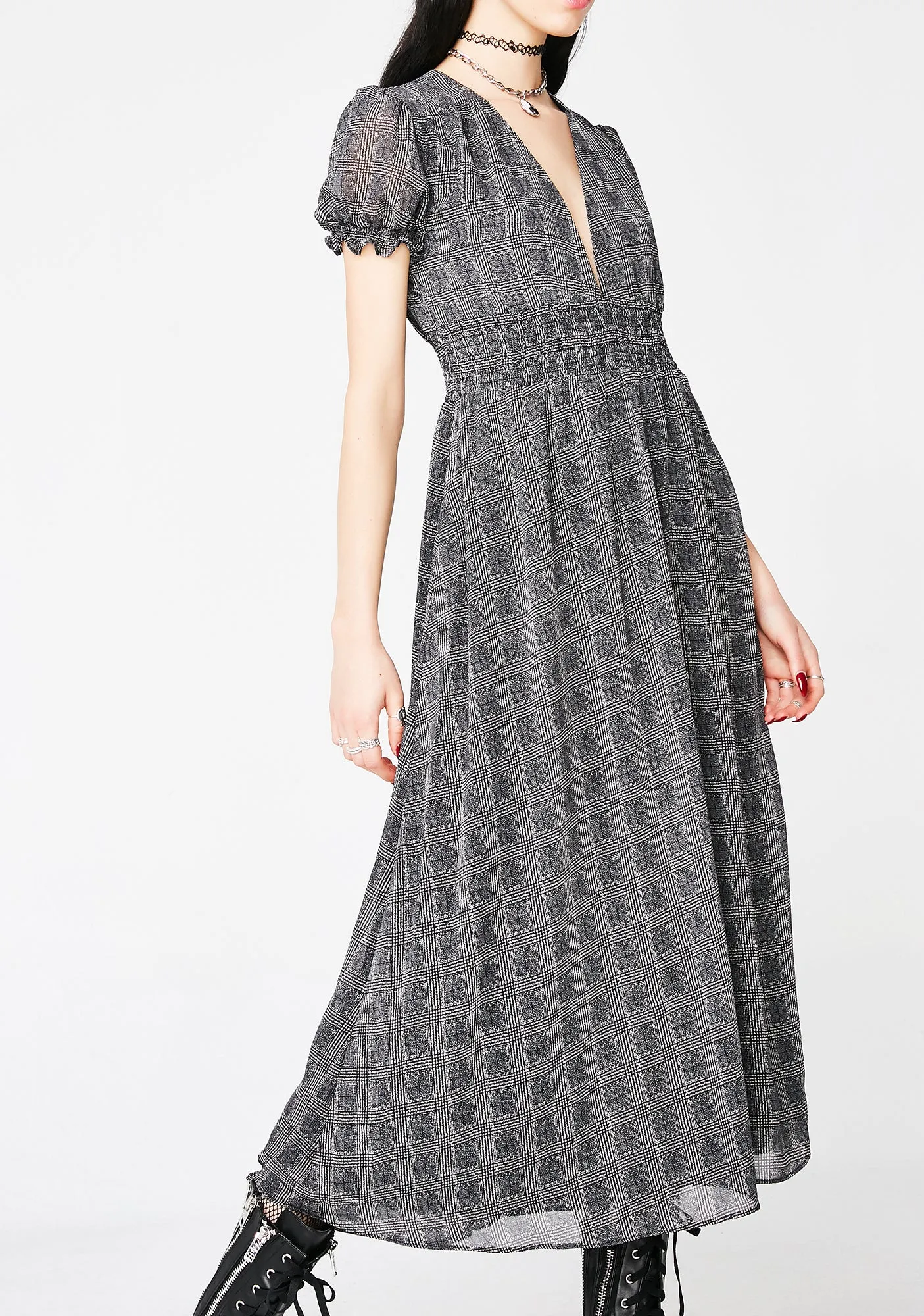 Check On Me Midi Dress sold by Dolls Kill product image thumbnail 3