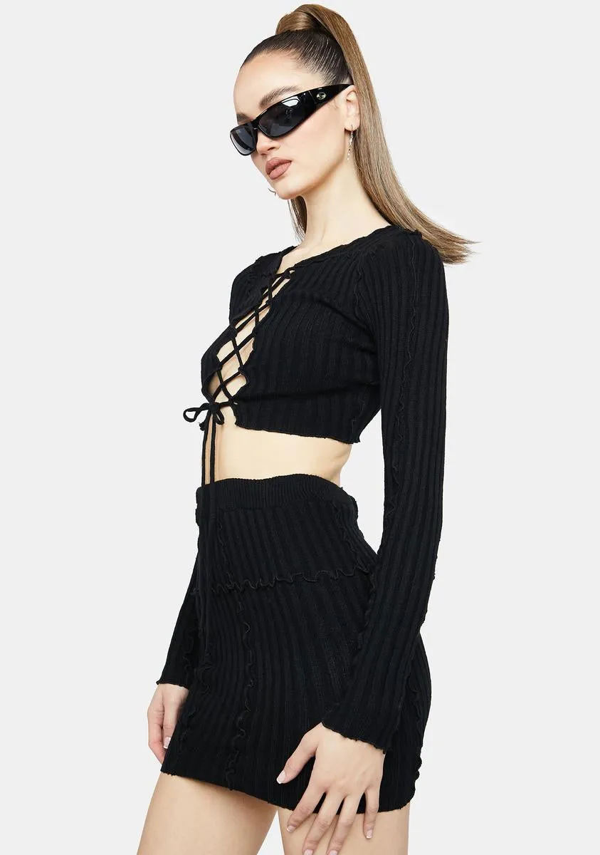 Got Your Attention Lace-Up Set sold by Dolls Kill product image thumbnail 2