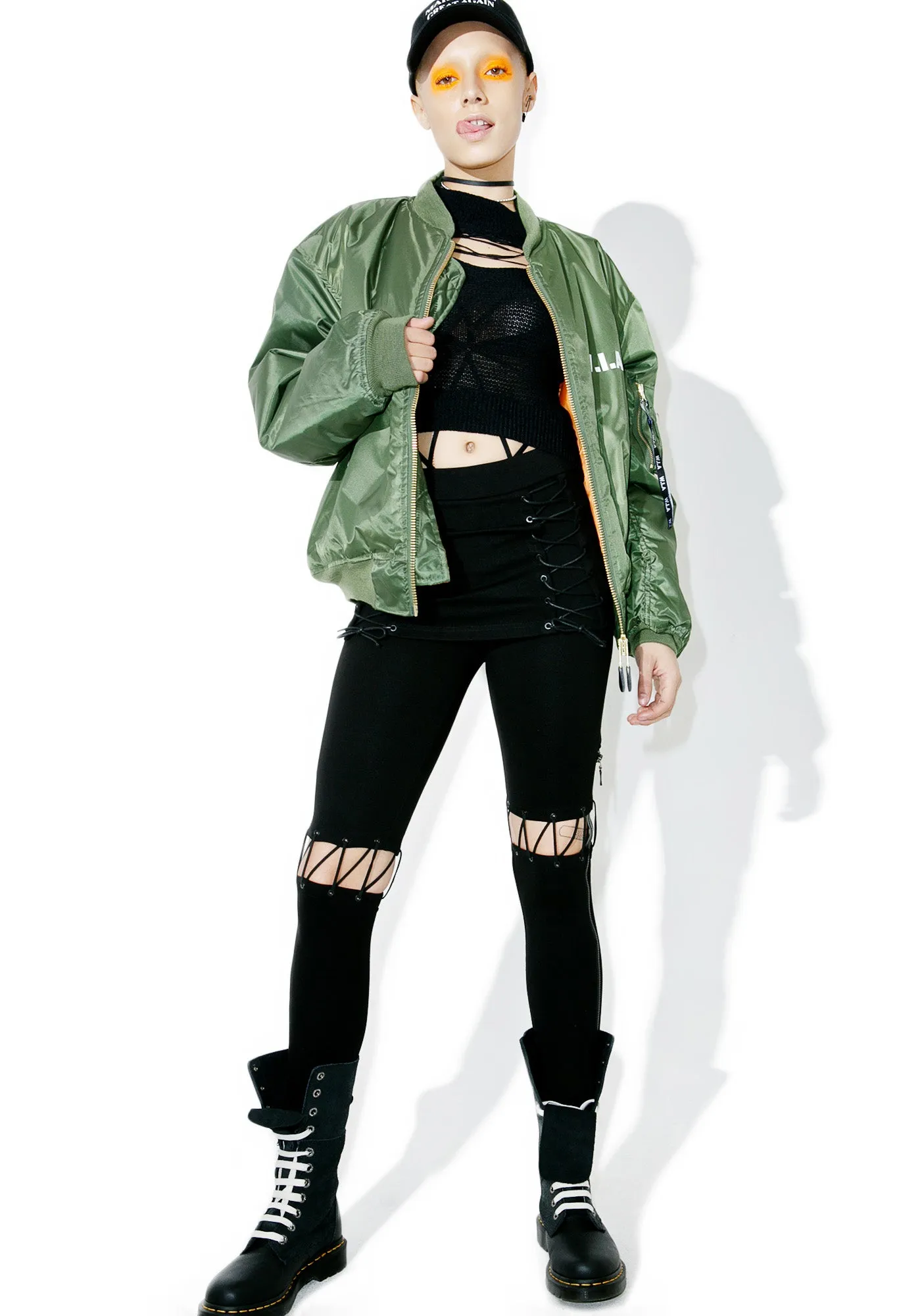 A Different Story Lace-Up Pants sold by Dolls Kill product image thumbnail 3