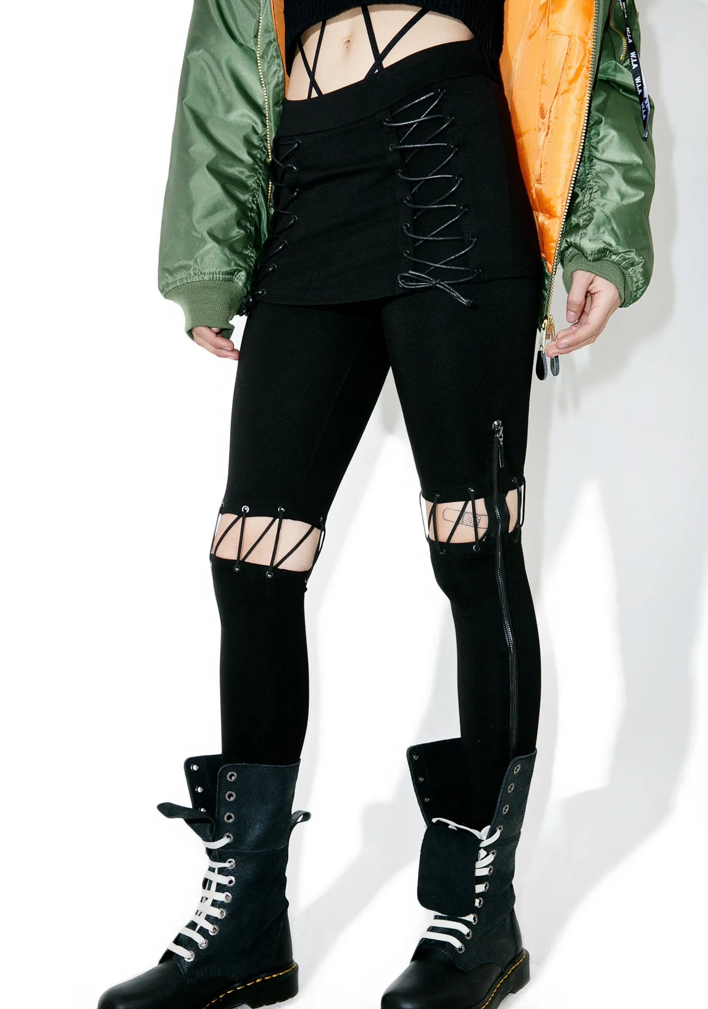 A Different Story Lace-Up Pants sold by Dolls Kill product image thumbnail 5