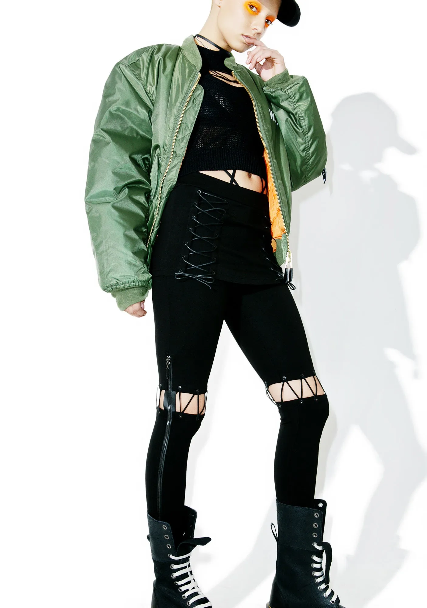 A Different Story Lace-Up Pants sold by Dolls Kill product image thumbnail 2