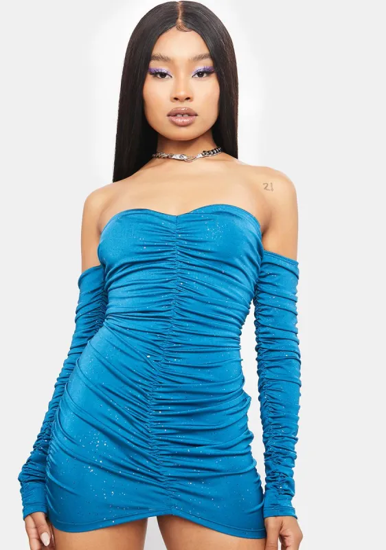 Enchantment Over You Ruched Dress sold by Dolls Kill