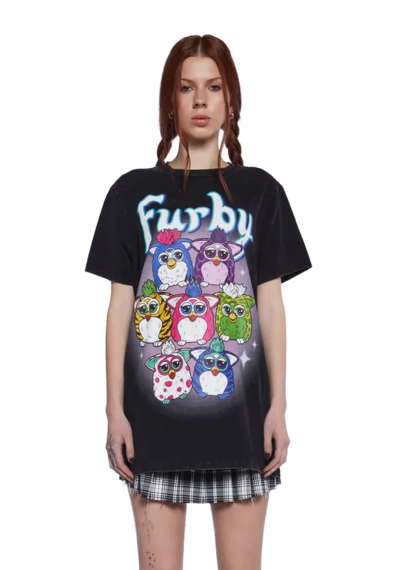 Furry Crew Oversized Tee made by Dolls Kill