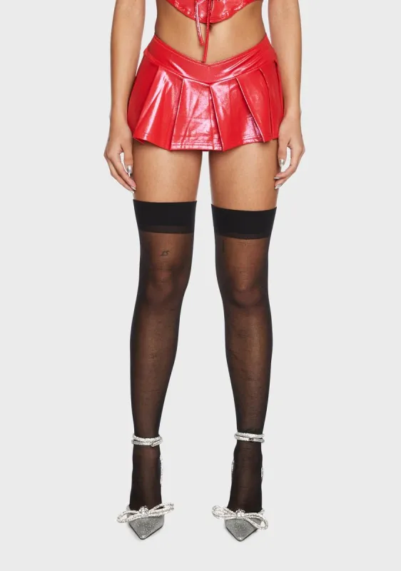 Fire Fashion Revolt Micro Mini Skirt sold by Dolls Kill