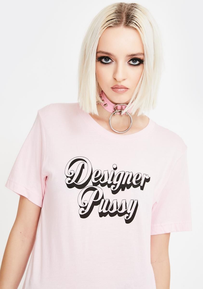 Designer Pussy Graphic Tee sold by Dolls Kill