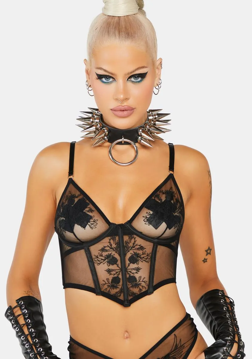 Verona Sheer Bodice sold by Dolls Kill
