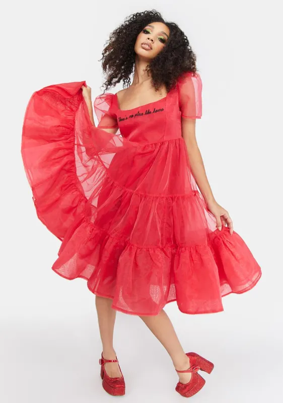 Click Your Heels Midi Dress sold by Dolls Kill