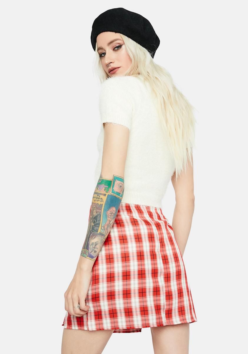 Playful in Plaid Mini Skirt sold by Dolls Kill product image thumbnail 4