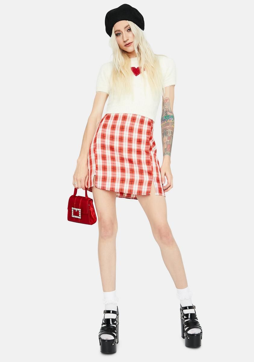 Playful in Plaid Mini Skirt sold by Dolls Kill product image thumbnail 3