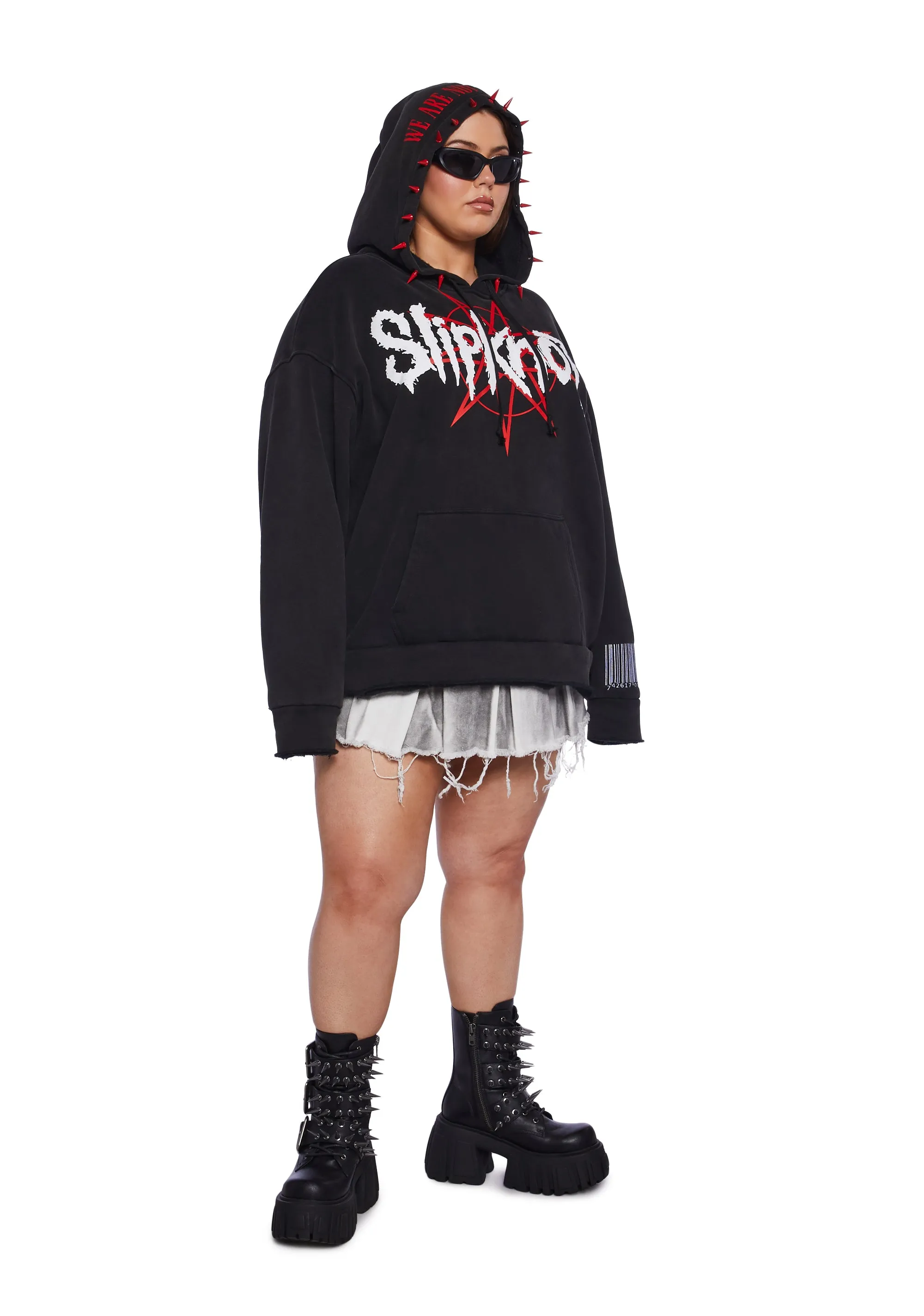 Plus Come Play Dying Graphic Hoodie sold by Dolls Kill product image thumbnail 2