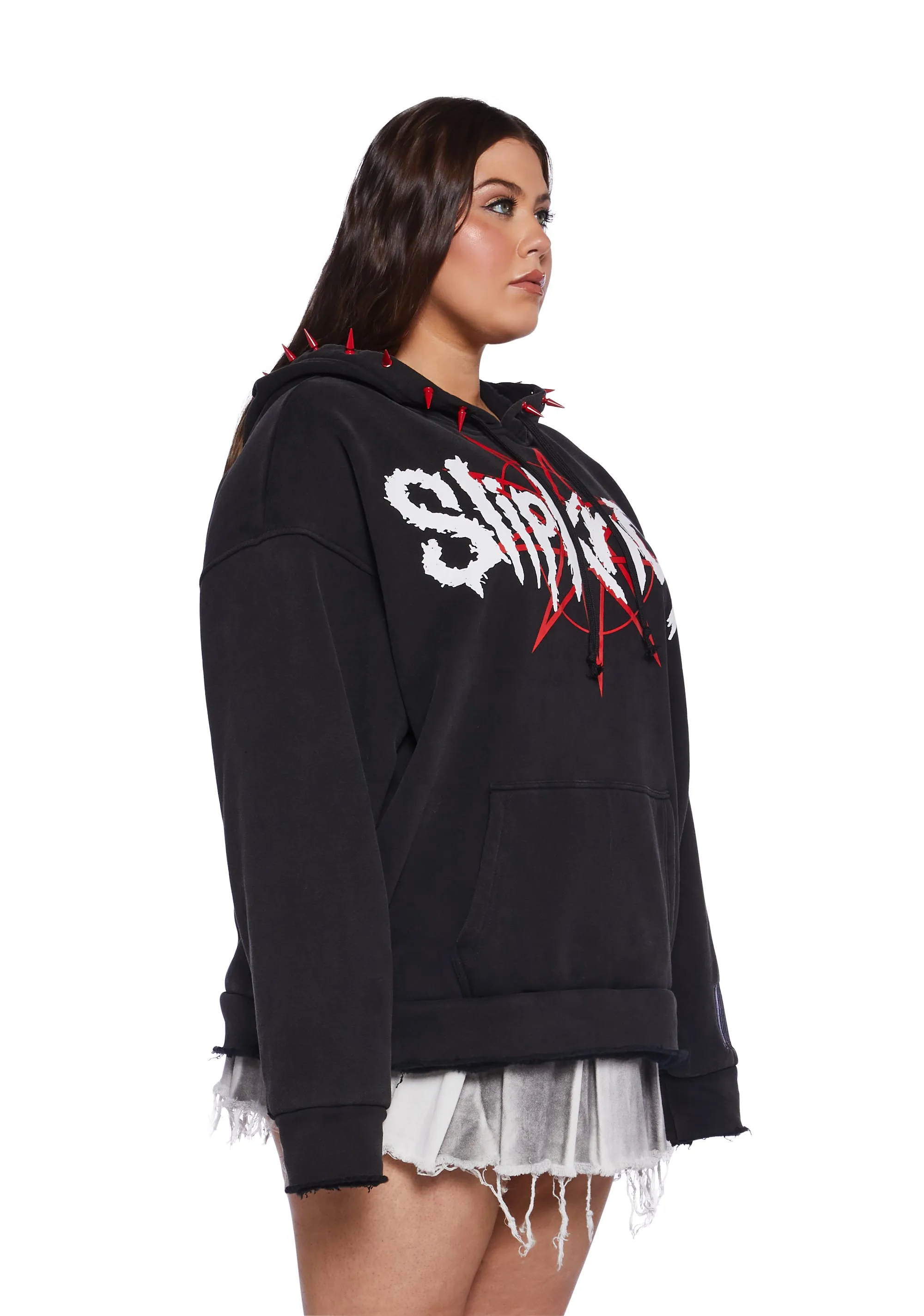 Plus Come Play Dying Graphic Hoodie sold by Dolls Kill product image thumbnail 3
