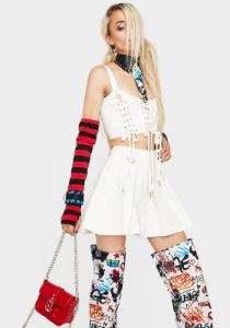 Perfect Escape Mini Skirt sold by Dolls Kill