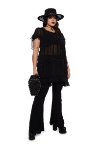 Plus Loves Moonlight Babydoll Dress sold by Dolls Kill