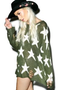 Seeing Stars Lenon Sweater sold by Dolls Kill
