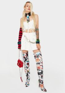 Perfect Escape Mini Skirt sold by Dolls Kill