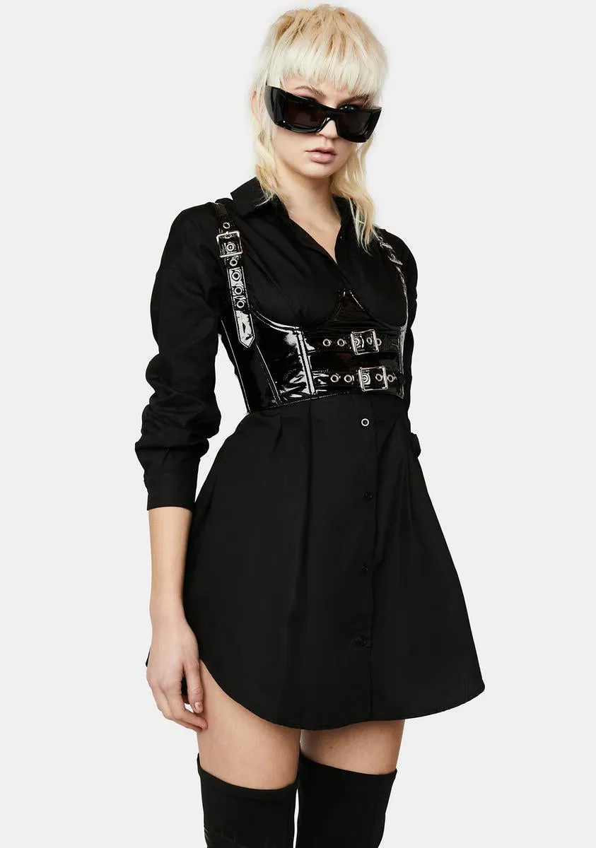 It's About Power Shirt Dress sold by Dolls Kill