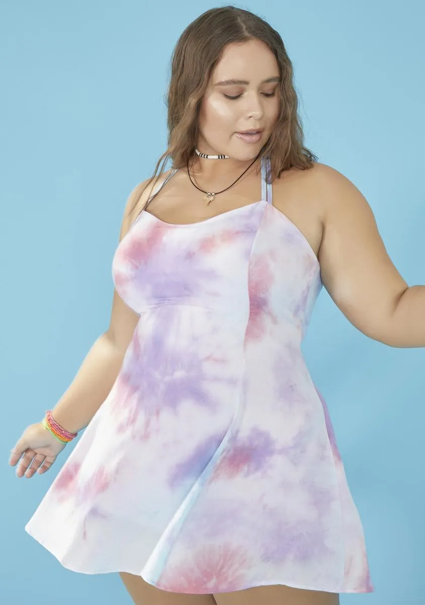 Your Pacific Dream Tie Dye Dress sold by Dolls Kill