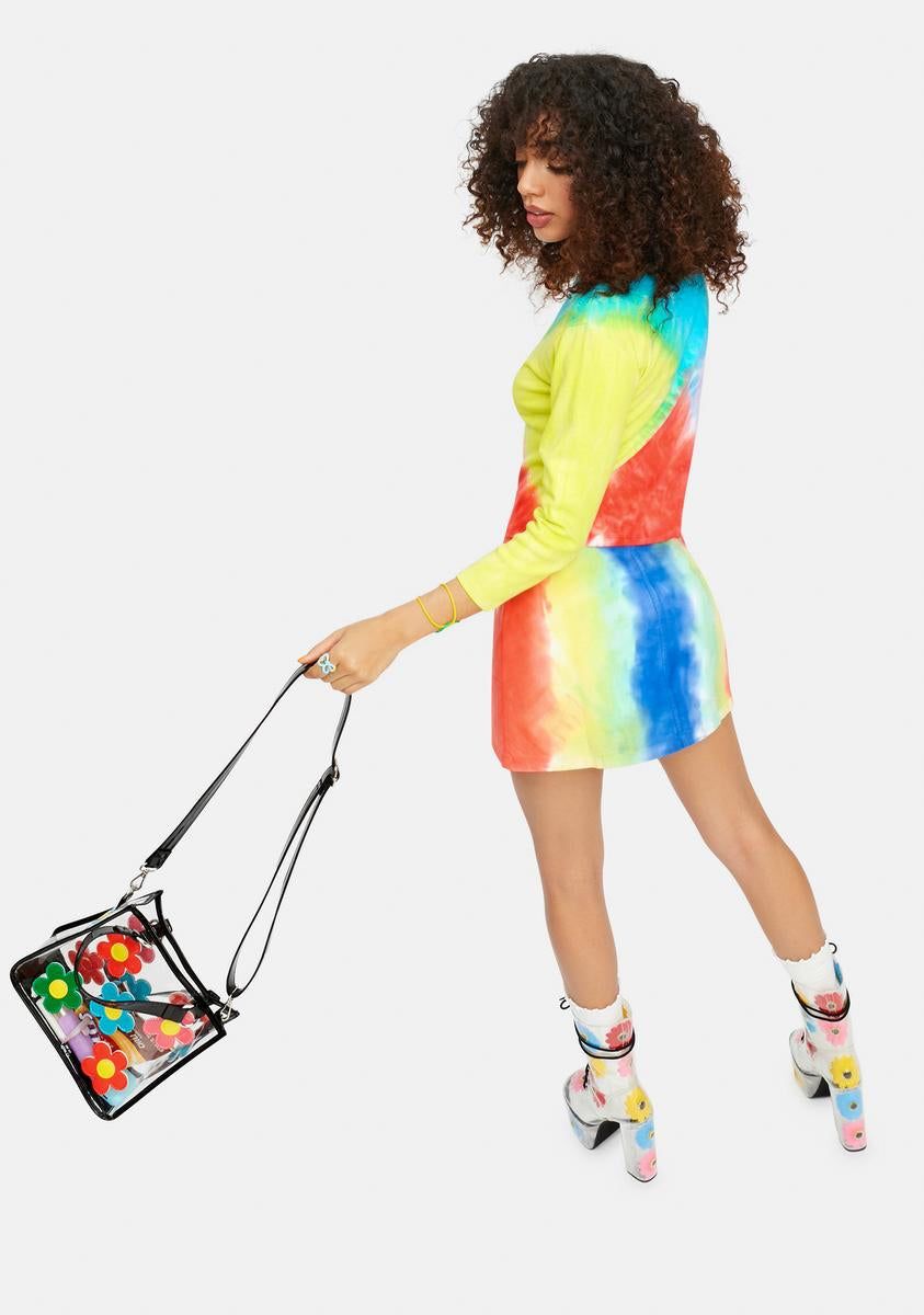 Righteous Mood Long Sleeve Tie Dye Top sold by Dolls Kill product image thumbnail 4