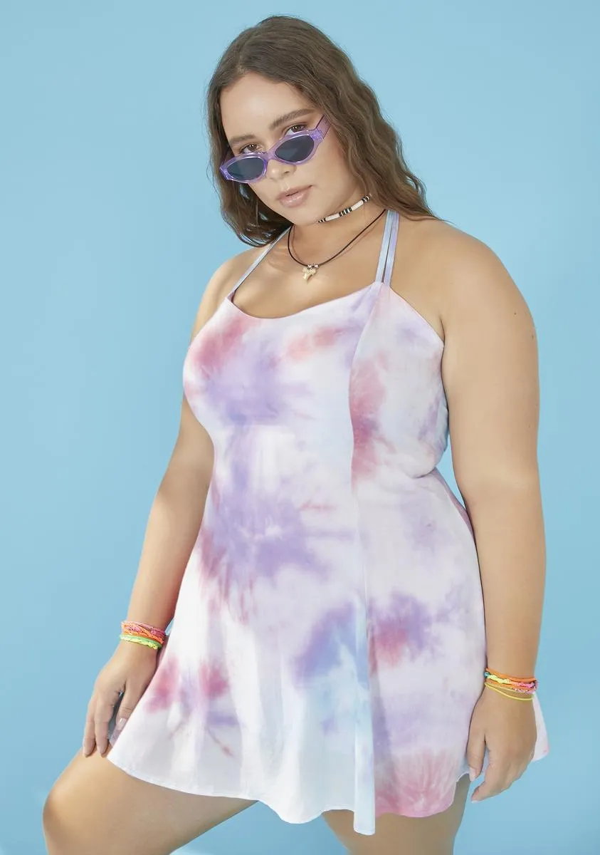 Your Pacific Dream Tie Dye Dress sold by Dolls Kill product image thumbnail 2