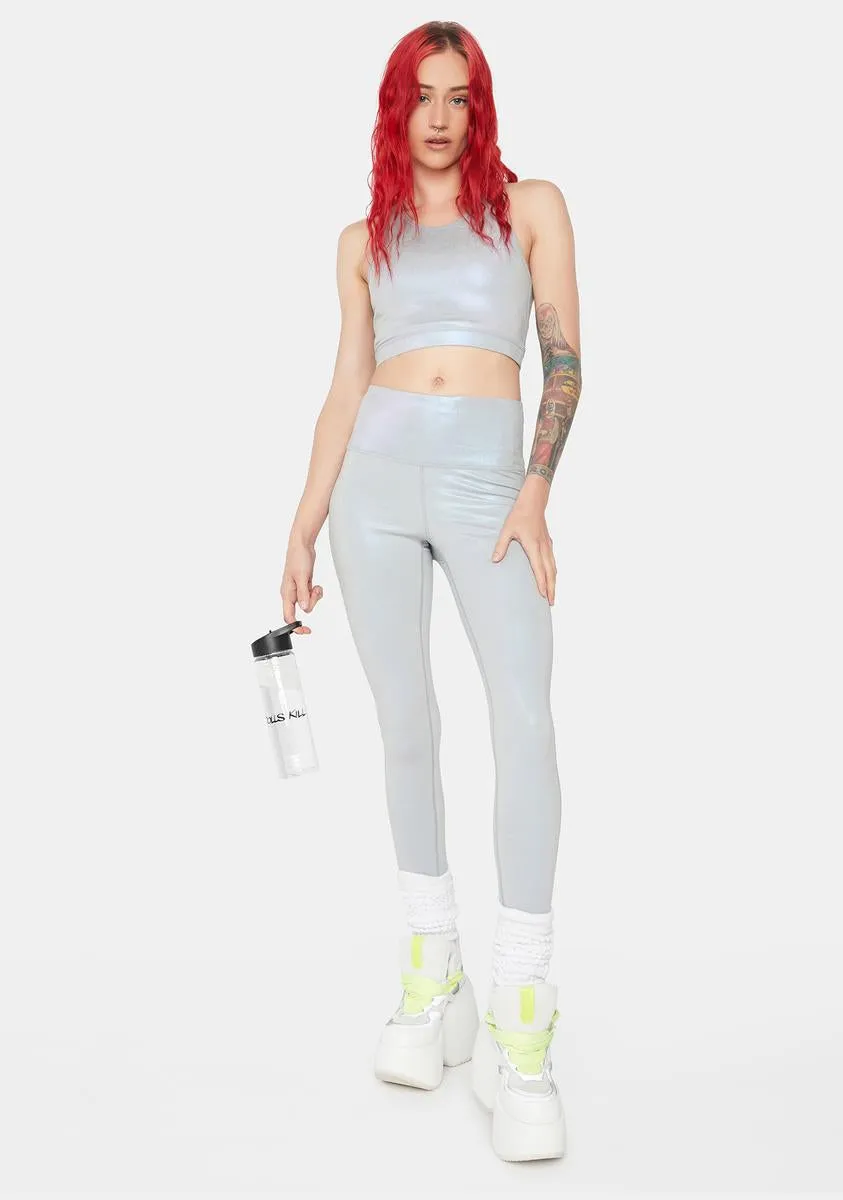 Tone It Up Holographic Leggings sold by Dolls Kill product image thumbnail 3