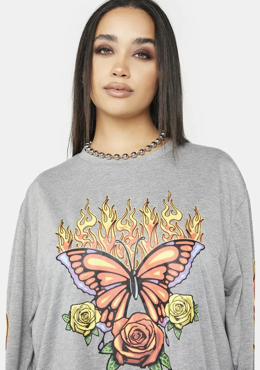 Plus Angst And Anarchy Graphic Tee sold by Dolls Kill