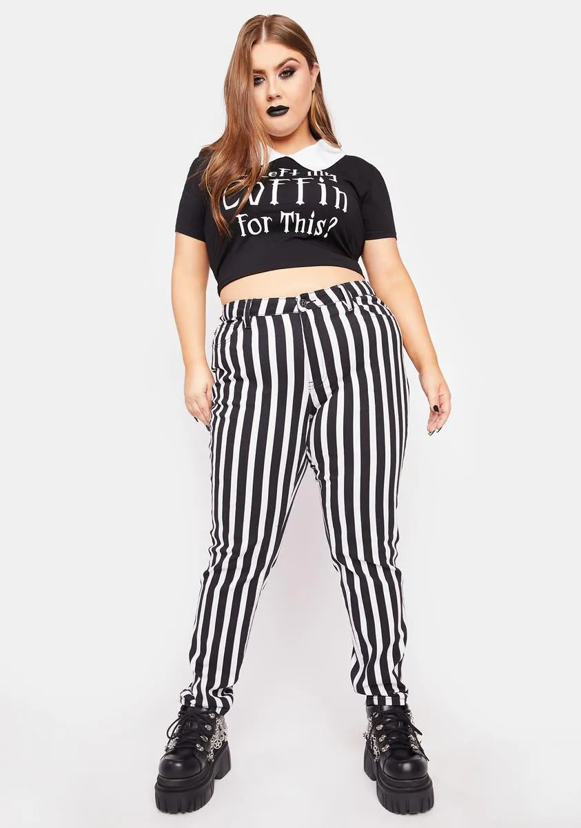 Plus New Idols Striped Skinny Jeans sold by Dolls Kill product image thumbnail 2
