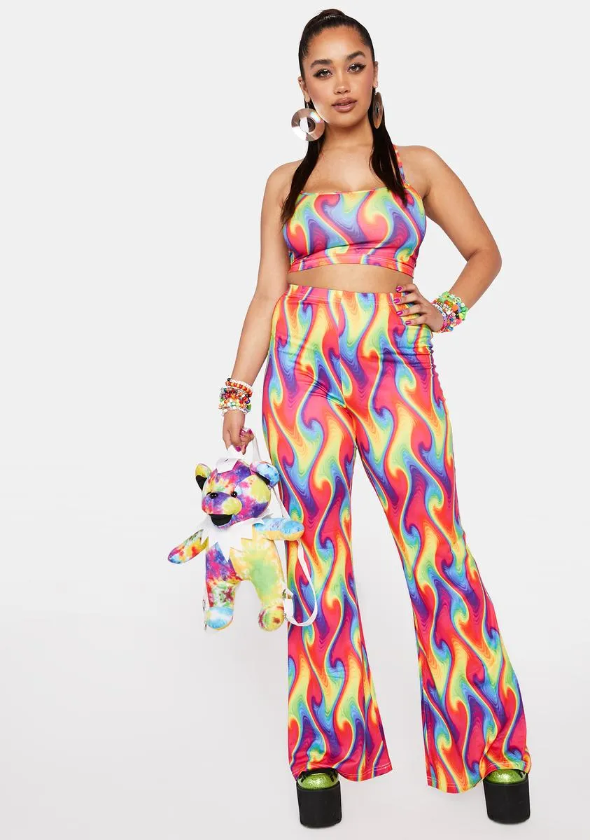 Plus Wild Heat Flare Pants sold by Dolls Kill product image thumbnail 3