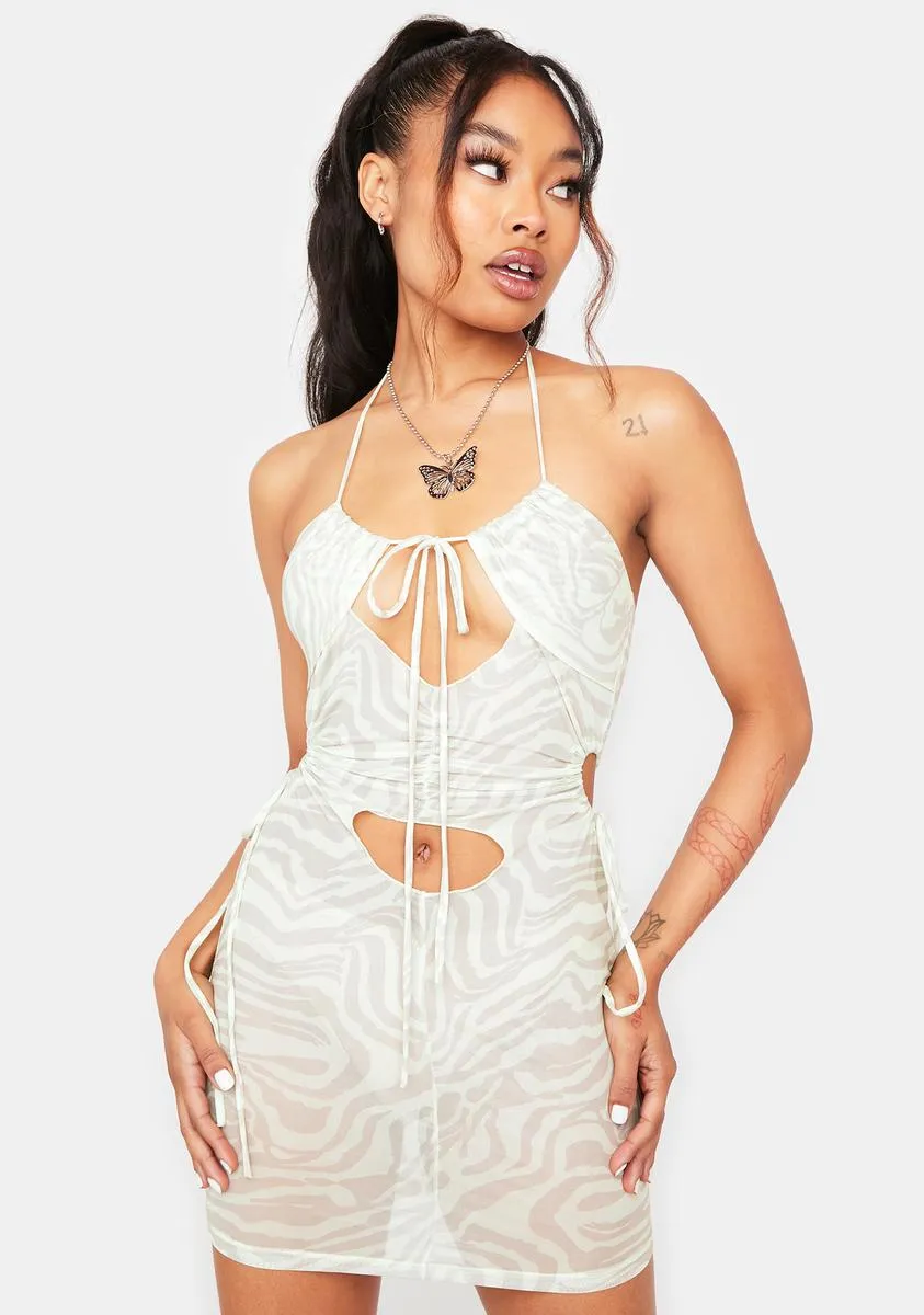 Cue Me Up Mini Dress sold by Dolls Kill