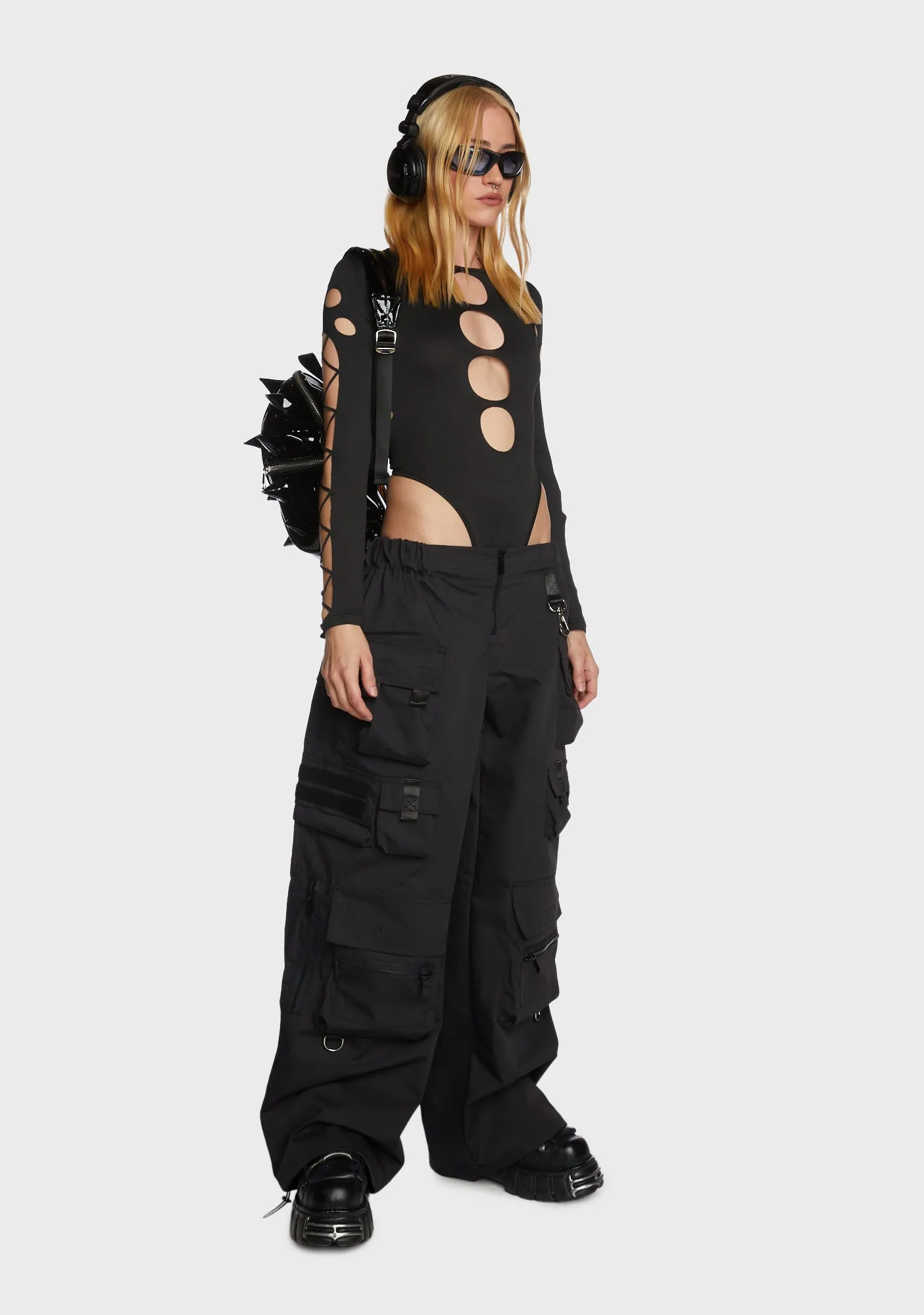 Cosmic Void Cut Out Bodysuit sold by Dolls Kill product image thumbnail 3