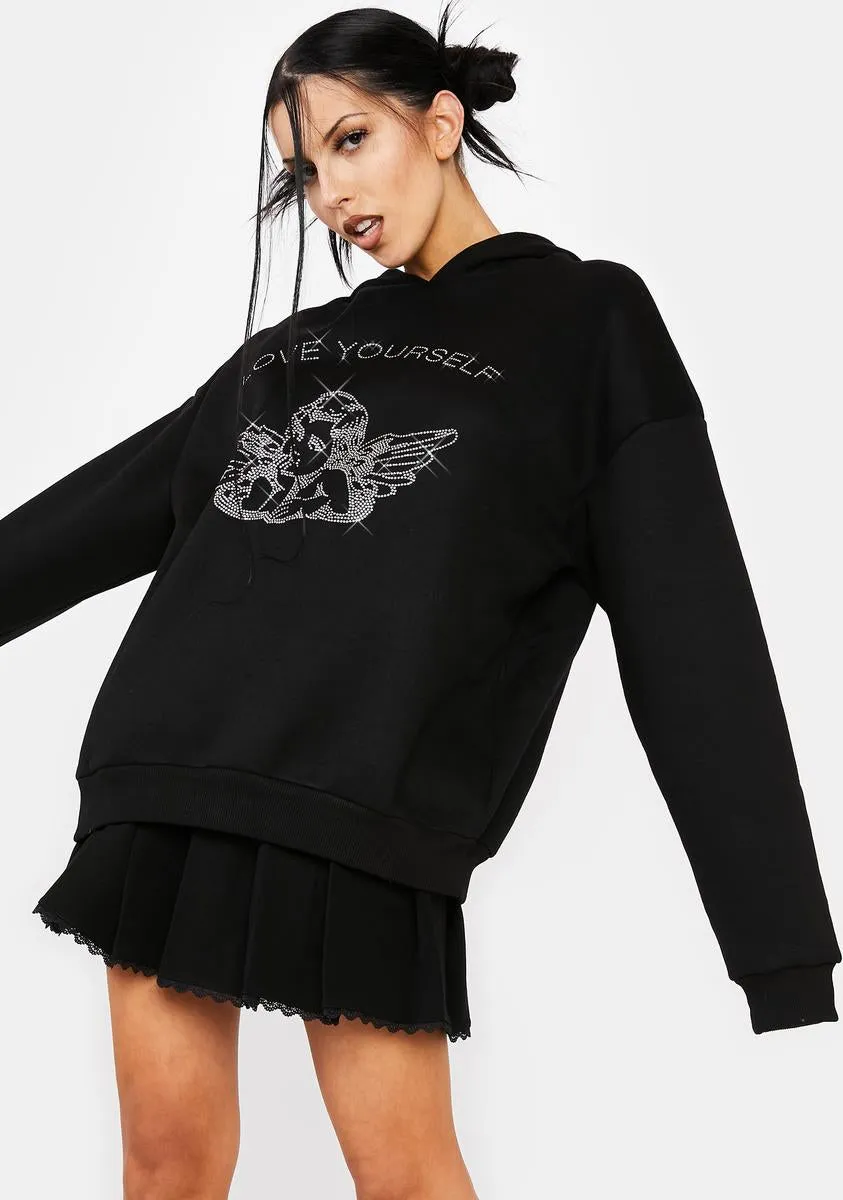 Angie Rhinestone Hoodie sold by Dolls Kill product image thumbnail 2