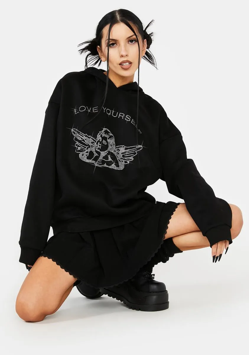 Angie Rhinestone Hoodie sold by Dolls Kill product image thumbnail 3