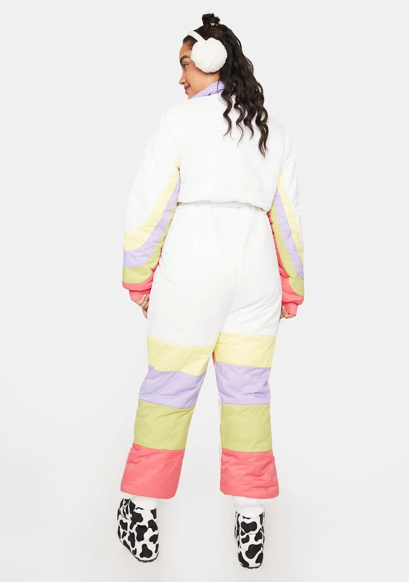 Plus Rainbow Rider Colorblock Snowsuit sold by Dolls Kill product image thumbnail 4