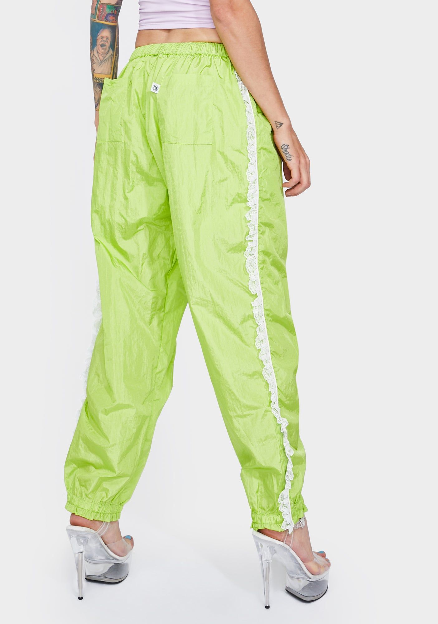 Nylon Girly Track Pants sold by Dolls Kill product image thumbnail 4